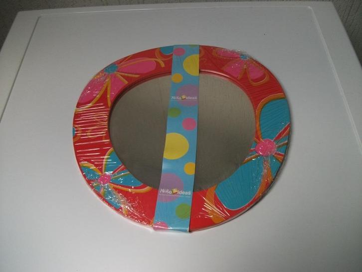 Spiegel of fotolijst oranje (nieuw) Nino Ideas, Kinderen en Baby's, Kinderkamer | Inrichting en Decoratie, Nieuw, Ophalen of Verzenden