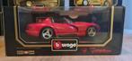 Bburago Diamonds Dodge Viper RT/10 1992 1:18, Hobby en Vrije tijd, Modelauto's | 1:18, Ophalen of Verzenden, Zo goed als nieuw