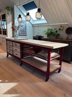 Kookeiland, Toonbank, Werkbank, Oud Eiken, Dressoir, Ophalen of Verzenden