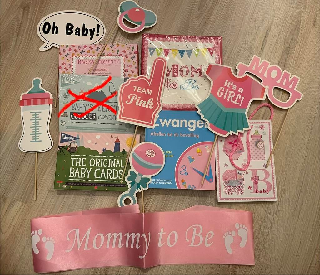 Mommy to be pakket 14 items, Ophalen, Zo goed als nieuw, Overige typen, Geboorte of Huwelijk