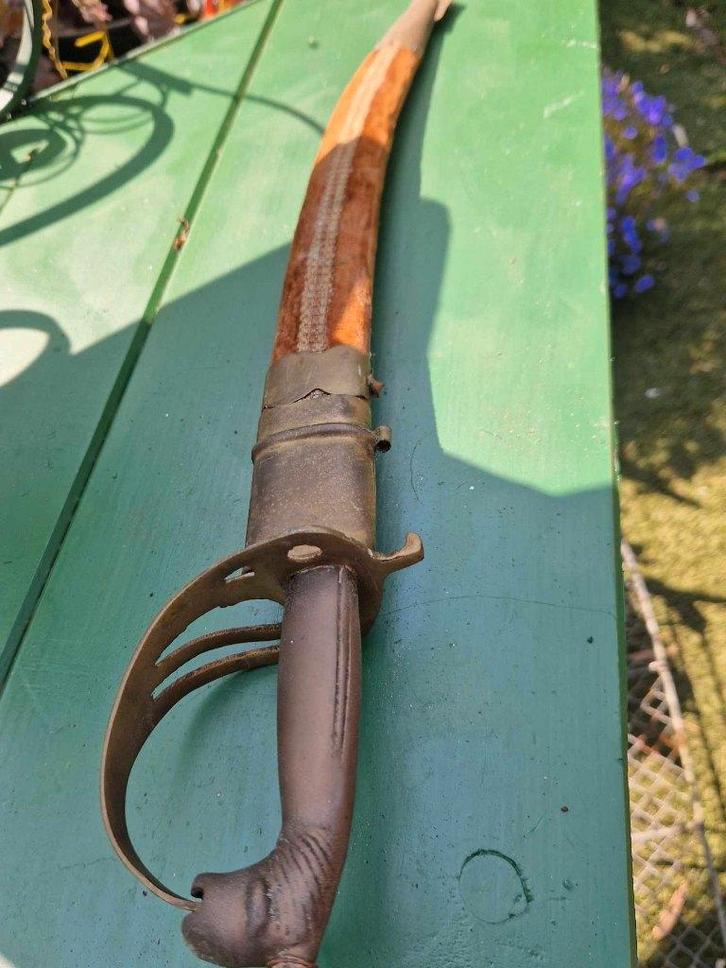 Sierlijk zwaard (kripan) uit Punjab  (india)  brocante, Antiek en Kunst, Curiosa en Brocante, Ophalen of Verzenden