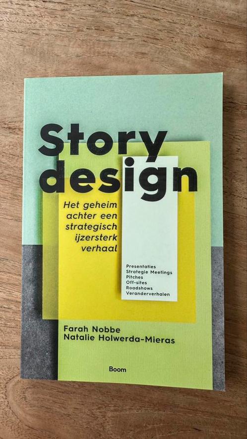 Farah Nobbe - Storydesign, Boeken, Wetenschap, Nieuw, Ophalen of Verzenden