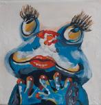 Kikker Schilderij - 20x20cm, Ophalen of Verzenden