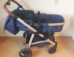 Blauwe kinderwagen (born lucky), Overige merken, Gebruikt, Verstelbare duwstang, Ophalen of Verzenden