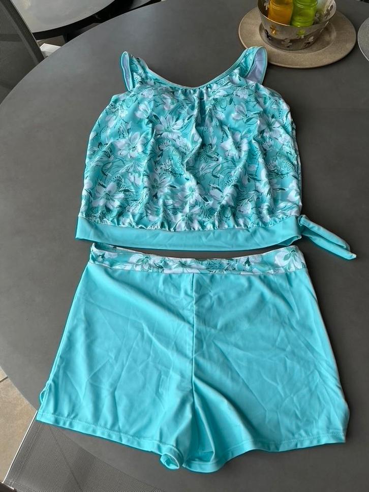 Nieuwe blauw/witte Atelier Barnhardt tankini, mt 3XL = XL, Kleding | Dames, Badmode en Zwemkleding, Nieuw, Overige typen, Blauw