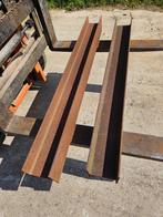 2 stalen balken HEA 140, lengte 141,1 cm en 130,1 cm, Ophalen, Gebruikt, IJzer