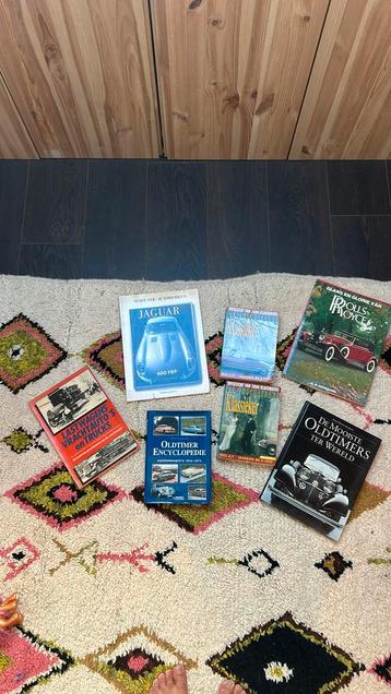 7 vintage oude auto boeken. beschikbaar voor biedingen