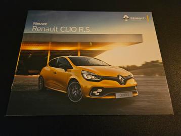 Brochure Renault Clio R.S. 2016 beschikbaar voor biedingen