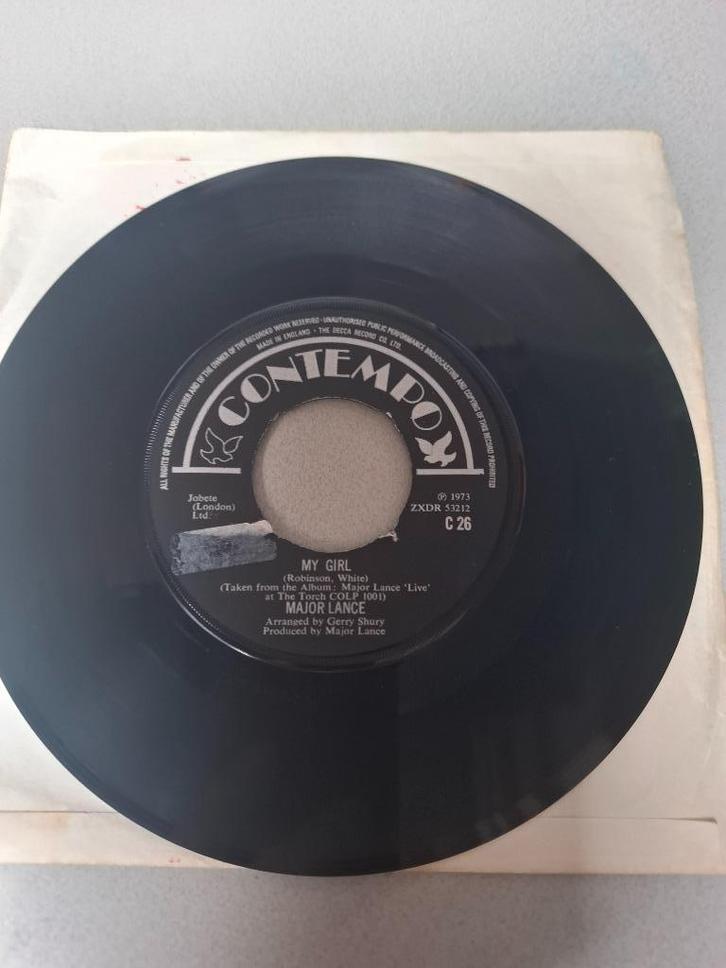 Major Lance / Dark and lonely 1973 UK, Cd's en Dvd's, Vinyl Singles, Gebruikt, Single, R&B en Soul, 7 inch, Ophalen of Verzenden