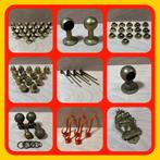 187. Antieke Messing Leuninghouders, Ophalen of Verzenden, Gebruikt, Minder dan 50 mm