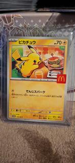 Pikachu McDonalds Burger Kaart - Nieuwstaat!, Ophalen of Verzenden, Nieuw, Losse kaart, Foil