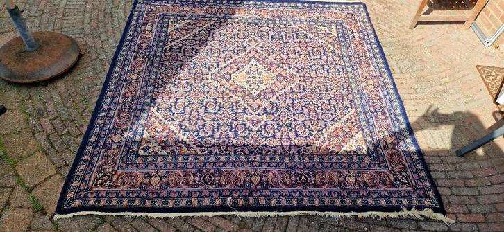 Perzisch tapijt (Mahi), Huis en Inrichting, Stoffering | Tapijten en Kleden, Gebruikt, 150 tot 200 cm, 200 cm of meer, Vierkant