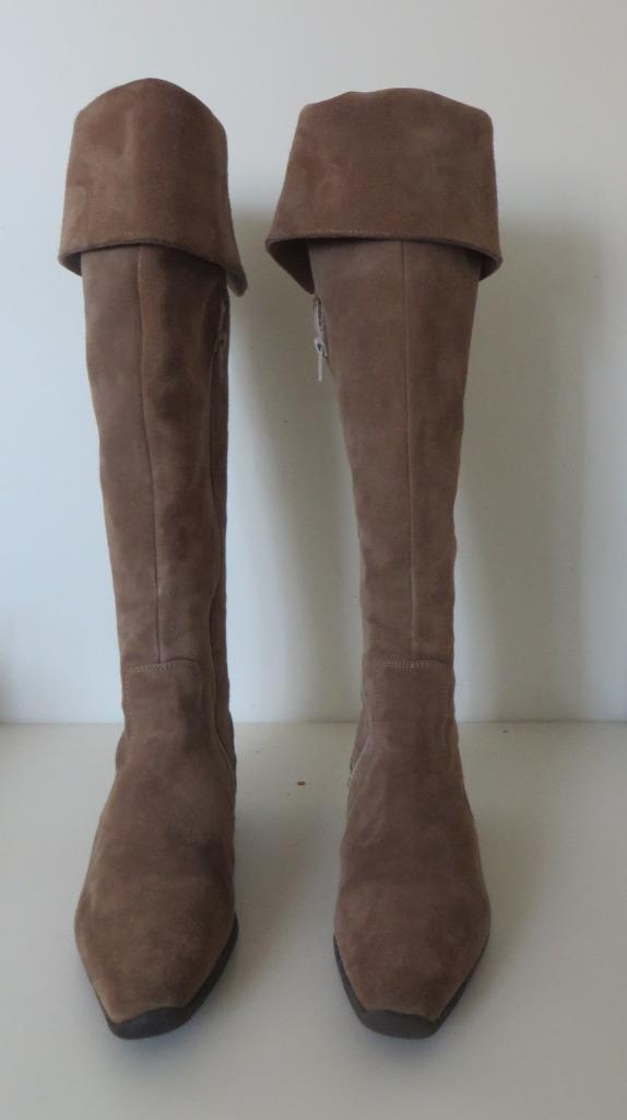 Leuke (Overknee) Laarzen I Maat 38 I Suède Leer I Beige, Kleding | Dames, Schoenen, Gedragen, Hoge laarzen, Beige, Ophalen of Verzenden