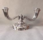 Duits zilveren tweelichts kandelaar, Antiek en Kunst, Antiek | Goud en Zilver, Ophalen of Verzenden, Zilver