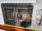 Barbas inbouw hoekkachel, Ophalen, Zo goed als nieuw, Inbouwhaard, Houthaard