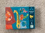 Djeco - grote doos 6x Dierenpuzzels!, Kinderen en Baby's, Speelgoed | Kinderpuzzels, Ophalen of Verzenden, 10 tot 50 stukjes, Zo goed als nieuw