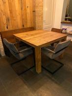 Eetkamerset tafel/stoelen/bank, Huis en Inrichting, Complete eetkamers, Ophalen, Gebruikt