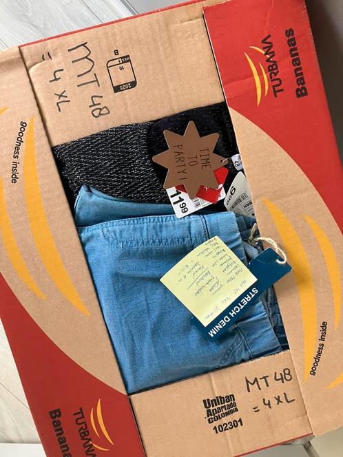 Verrassingsbox vol met dameskleding (‘casual’) - 38 stuks, Kleding | Dames, Dames-kledingpakketten, Zo goed als nieuw, Maat 46/48 (XL) of groter