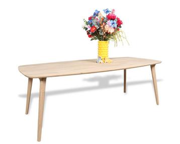 Deens ovale eettafel 160 t/m 240cm massief eiken Deens ovaal beschikbaar voor biedingen