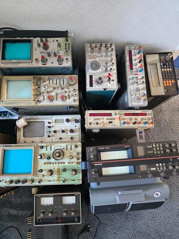 Elektronische Testapparatuur - Oscilloscopen, Generatoren beschikbaar voor biedingen