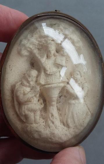 Om 1850 Religieus Meerschuim Maria Madonna Religie beschikbaar voor biedingen