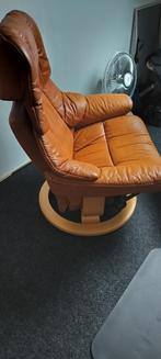 Stressless fauteuil met hocker - Leer, Ophalen