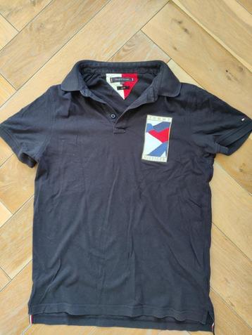 Tommy Hillfiger polo (donkerblauw) (Maat M) beschikbaar voor biedingen
