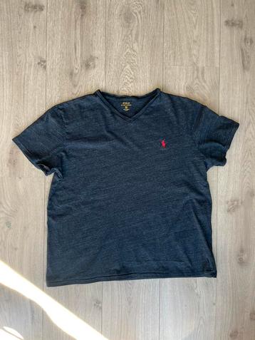 Ralph Lauren T-shirt met textuur / Zwart, Grijs / XL beschikbaar voor biedingen