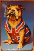 Engelse Bulldog sigaar reclamebord van metaal wandbord, Huis en Inrichting, Nieuw, Ophalen of Verzenden