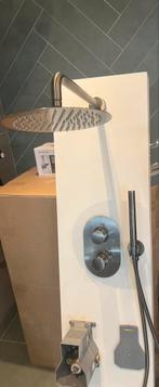 nieuw inbouwdoucheset sani supply kop 25 cm, gun metal, Ophalen of Verzenden, Nieuw, Douche