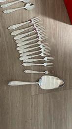 Verzilverde Keltum taartvorkjes model P2, Ophalen of Verzenden, Zo goed als nieuw, Zilver