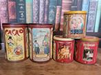 5 Van Houten Cocoa blikken, Ophalen of Verzenden, Gebruikt, Overige, Overige merken
