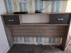 Bed met kast ombouw, Huis en Inrichting, Slaapkamer | Bedden, Ophalen, Gebruikt, Tweepersoons, Hout