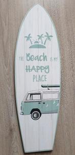 surf look mdf plaat vw volkswagen wit groen beach, Ophalen of Verzenden, Nieuw