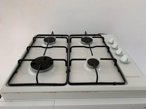 Gasfornuis I los I wit I 4-pits, Witgoed en Apparatuur, Fornuizen, Zo goed als nieuw, Vrijstaand, Gas, 4 kookzones, Minder dan 85 cm