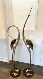 Twee Prachtige Messing Reigers XXL 178 cm, Ophalen