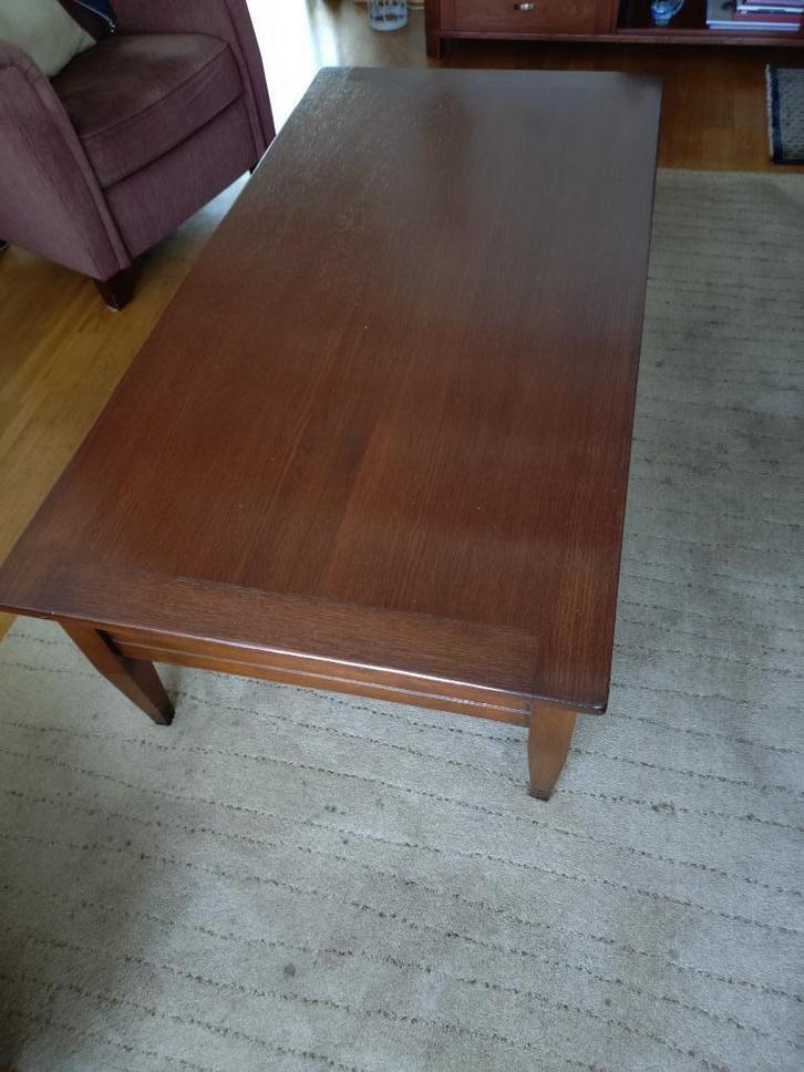 Mooie salontafel met lades en uitschuifplateau, Huis en Inrichting, Tafels | Salontafels, Zo goed als nieuw, Minder dan 50 cm