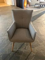 H.E. Design - eetkamerstoel Dino - Houten poot - Gloednieuw!, Ophalen, Nieuw, Stof, Eén