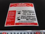 sticker brandblusser poederblusser nu-swift harland model H2, Ophalen, Zo goed als nieuw