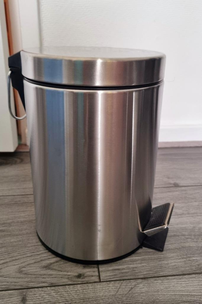 Prullenbak | Pedaalemmer | 3L | RVS, Huis en Inrichting, Woonaccessoires | Prullenbakken, Rvs, Minder dan 50 cm, minder dan 10 liter