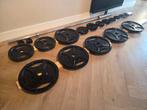 Barbarian atx gewichten Olympische halterstang 180kg!, Ophalen, Zo goed als nieuw, Halterstangen