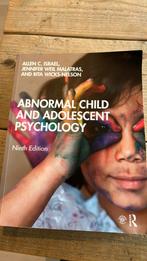 Abnormal child and adolescent psychology, Boeken, Studieboeken en Cursussen, Allen C. Israel, Jennifer Weil Malatras & Rita Wicks-Nelson