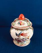 Dekselpot Gemberpot rond h 17 cm Phoenix Vlinder Chinees, Ophalen