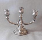 Duits zilveren drielichts kandelaar, Antiek en Kunst, Antiek | Goud en Zilver, Ophalen of Verzenden, Zilver