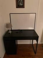 Zwart houten bureau, Huis en Inrichting, Bureaus, Ophalen, Gebruikt, Bureau