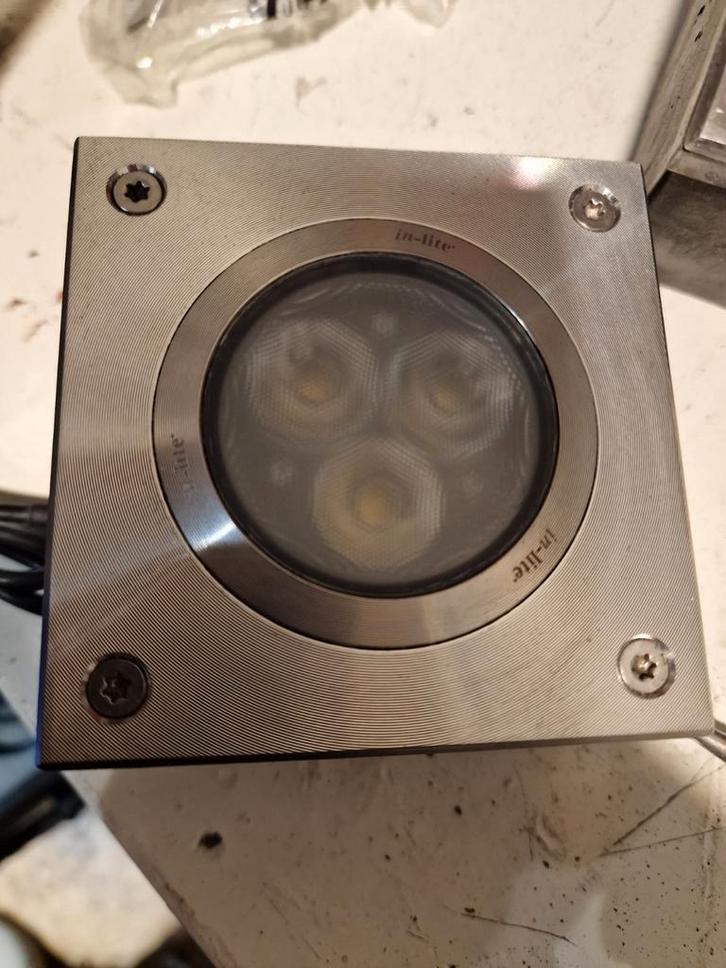In-Lite FLUX 60, Tuin en Terras, Buitenverlichting, Gebruikt, Vloerlamp, Rvs, Minder dan 50 watt, Netvoeding, Waterbestendig, Led