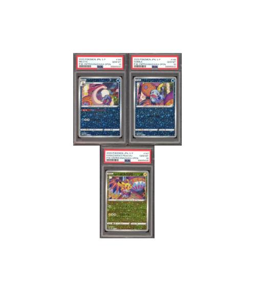 Pokemon Kanazawa PC Opening Trio Sequential Numbers PSA 10, Hobby en Vrije tijd, Verzamelkaartspellen | Pokémon, Zo goed als nieuw