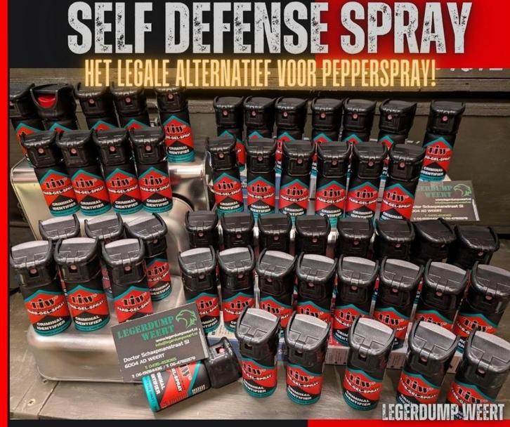 Self Defence Spray Flip Top  - Direct leverbaar!, Sport en Fitness, Vechtsporten en Zelfverdediging, Nieuw, Overige, Maat XL, Ophalen of Verzenden