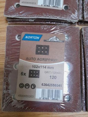 NORTON  schuurpapier 102x114,  120grain beschikbaar voor biedingen