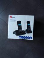 Dect draadloze telefoon, Gebruikt, Ophalen of Verzenden, 2 handsets